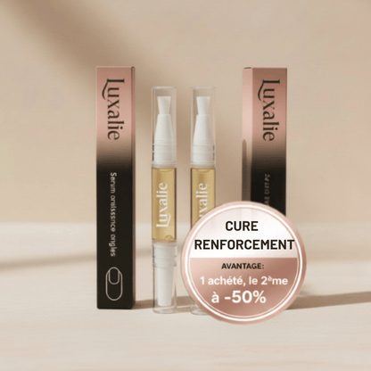 Pack Cure renforcement Luxalie - 2 stylos croissance ongles - Avantage : le 2ème à -50%